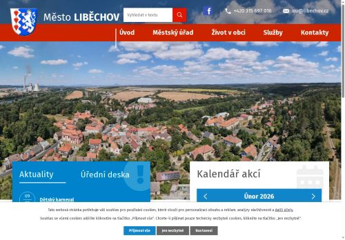 Zobrazit webové stránky Městský úřad Liběchov