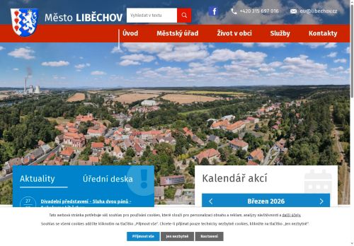 Zobrazit webové stránky Městský úřad Liběchov