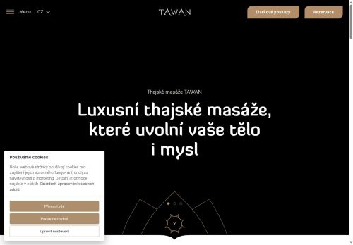 Webové stránky TAWAN Karlovy Vary s.r.o., Praha