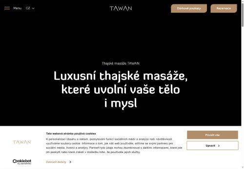 Webové stránky TAWAN Family Group s.r.o., Praha