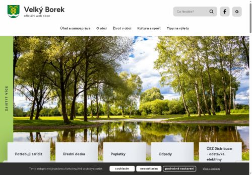 Zobrazit webové stránky Obecní úřad Velký Borek