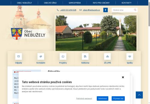 Zobrazit webové stránky Obecní úřad Nebužely