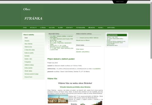 Zobrazit webové stránky Obecní úřad Stránka