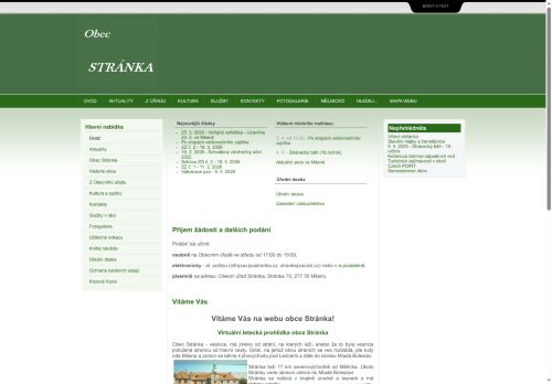 Zobrazit webové stránky Obecní úřad Stránka