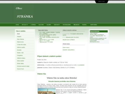 Obecní úřad Stránka