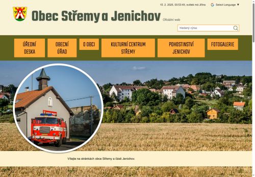 Zobrazit webové stránky Obecní úřad Střemy