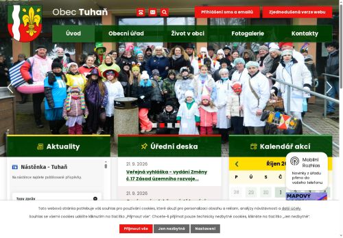 Zobrazit webové stránky Obecní úřad Tuhaň