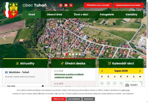 Zobrazit webové stránky Obecní úřad Tuhaň