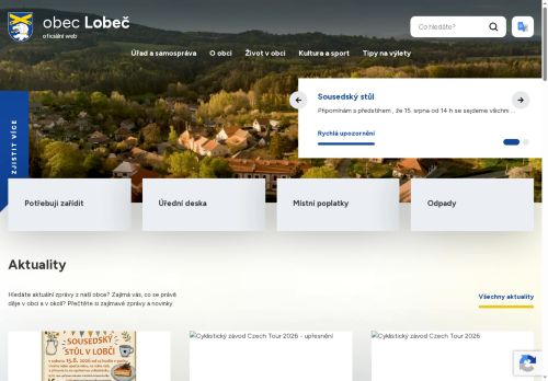 Zobrazit webové stránky Obecní úřad Lobeč