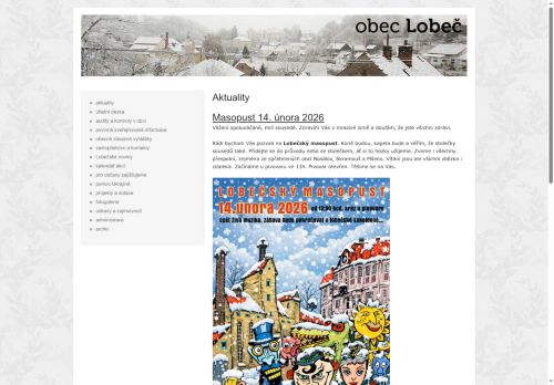 Zobrazit webové stránky Obecní úřad Lobeč