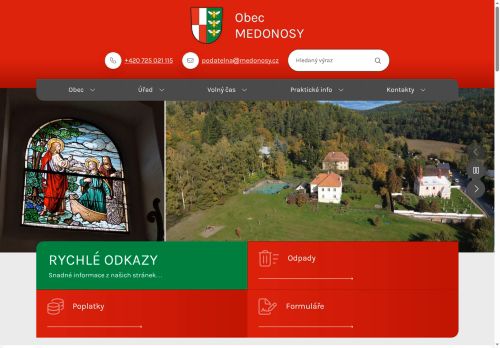 Zobrazit webové stránky Obecní úřad Medonosy
