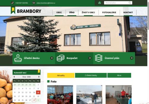 Zobrazit webové stránky Obecní úřad Brambory