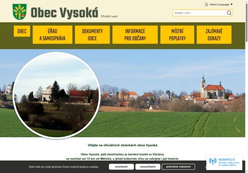 Zobrazit webové stránky Obecní úřad Vysoká