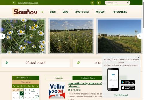 Zobrazit webové stránky Obecní úřad Souňov