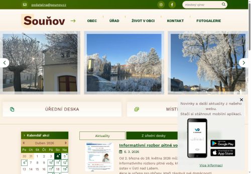 Zobrazit webové stránky Obecní úřad Souňov