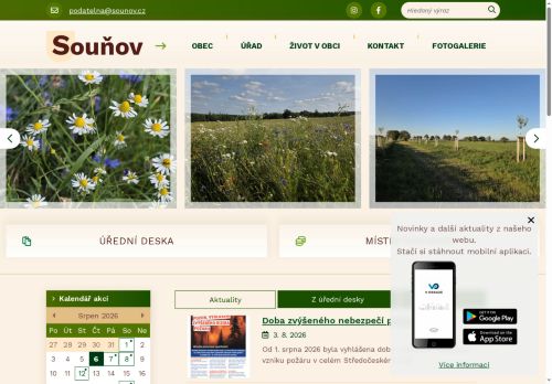 Zobrazit webové stránky Obecní úřad Souňov