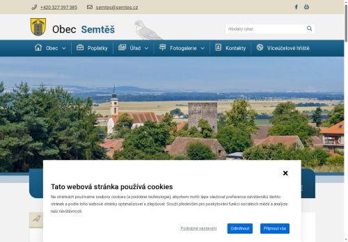 Zobrazit webové stránky Obecní úřad Semtěš