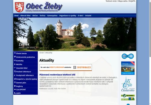 Zobrazit webové stránky Obecní úřad Žleby