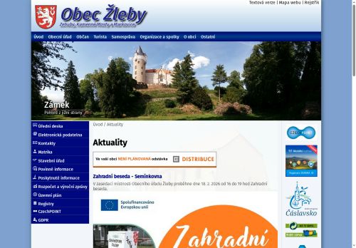 Zobrazit webové stránky Obecní úřad Žleby