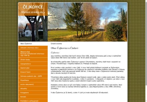 Zobrazit webové stránky Obecní úřad Čejkovice