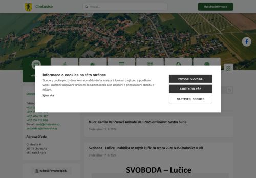 Zobrazit webové stránky Obecní úřad Chotusice