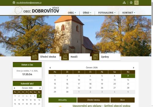 Zobrazit webové stránky Obecní úřad Dobrovítov