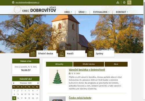 Zobrazit webové stránky Obecní úřad Dobrovítov