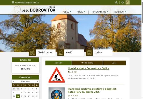 Zobrazit webové stránky Obecní úřad Dobrovítov