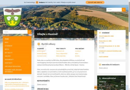 Zobrazit webové stránky Obecní úřad Kanina
