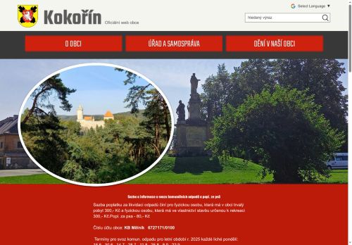 Zobrazit webové stránky Obecní úřad Kokořín