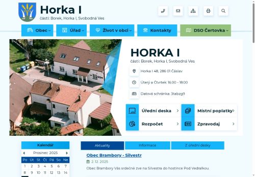 Zobrazit webové stránky Obecní úřad Horka I