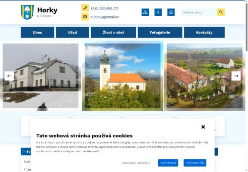 Zobrazit webové stránky Obecní úřad Horky