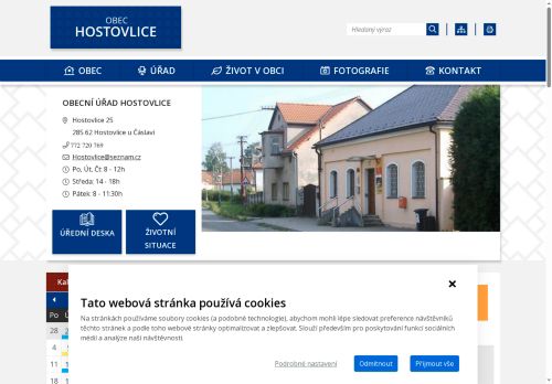 Zobrazit webové stránky Obecní úřad Hostovlice
