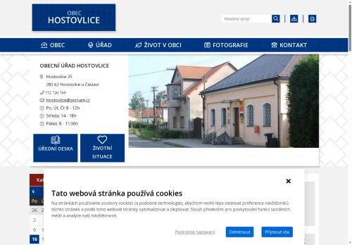 Zobrazit webové stránky Obecní úřad Hostovlice