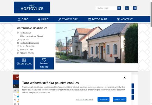 Zobrazit webové stránky Obecní úřad Hostovlice