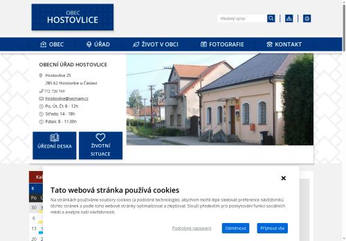 Zobrazit webové stránky Obecní úřad Hostovlice