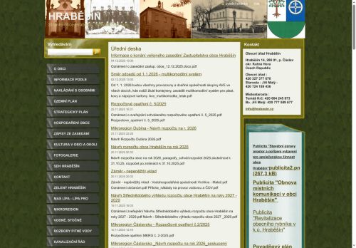 Zobrazit webové stránky Obecní úřad Hraběšín