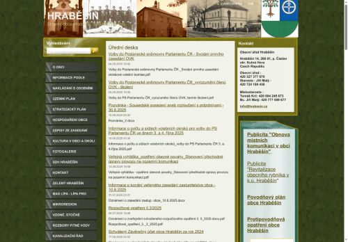 Zobrazit webové stránky Obecní úřad Hraběšín