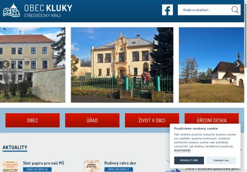 Zobrazit webové stránky Obecní úřad Kluky