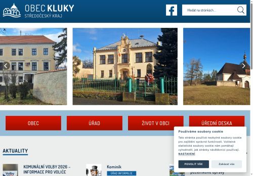 Zobrazit webové stránky Obecní úřad Kluky