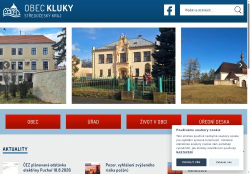 Zobrazit webové stránky Obecní úřad Kluky