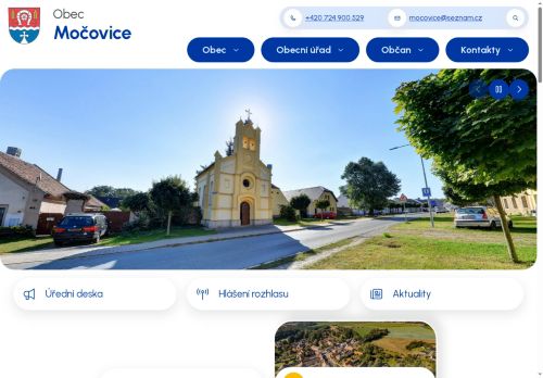 Zobrazit webové stránky Obecní úřad Močovice