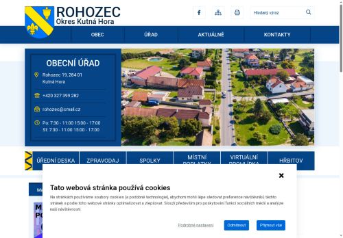 Zobrazit webové stránky Obecní úřad Rohozec