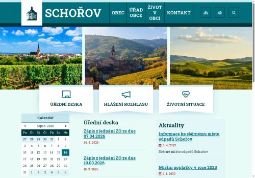 Zobrazit webové stránky Obecní úřad Schořov