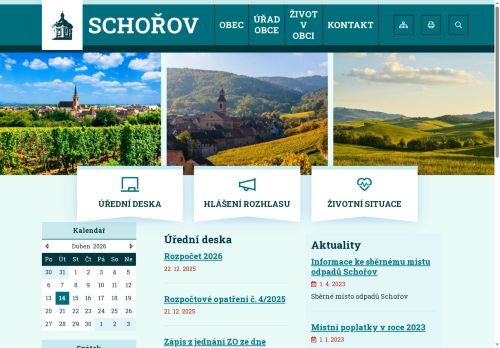 Zobrazit webové stránky Obecní úřad Schořov