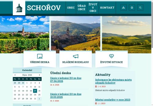 Zobrazit webové stránky Obecní úřad Schořov