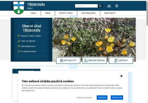 Zobrazit webové stránky Obecní úřad Třebonín