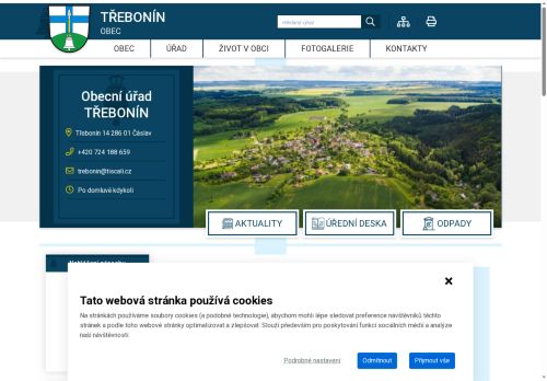 Zobrazit webové stránky Obecní úřad Třebonín