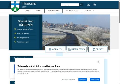 Zobrazit webové stránky Obecní úřad Třebonín
