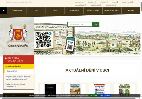 Zobrazit webové stránky Obecní úřad Vinaře